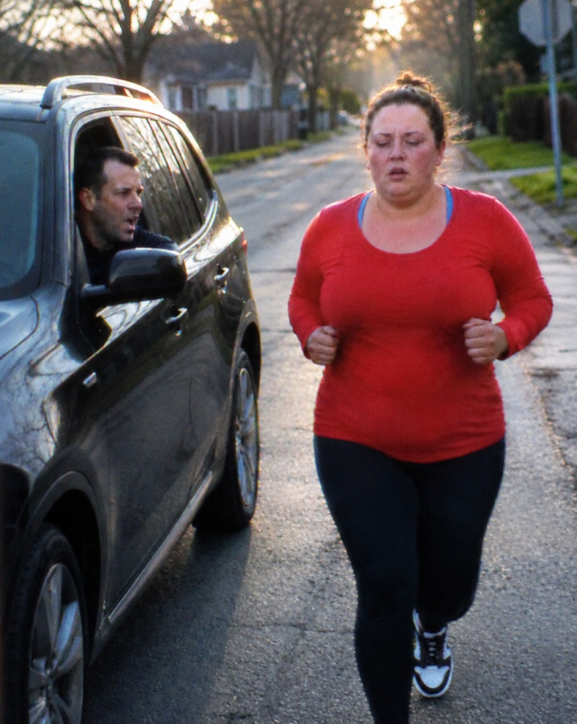 My Husband Made Me Run Every Mornin’ to L0se My Baby Weight While Driving Behind Me My Husband Made Me Run Every Mornin’ to L0se My Baby Weight While Driving Behind Me