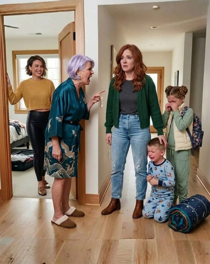 They made us sleep on the floor with my children… Three days later, my mother called me 98 times begging for forgiveness.